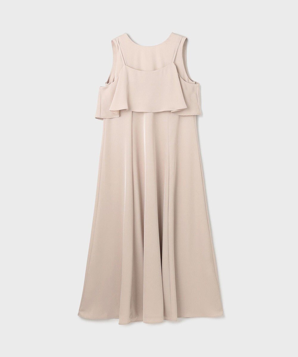 GRACE CONTINENTAL サテンレイヤードワンピース 