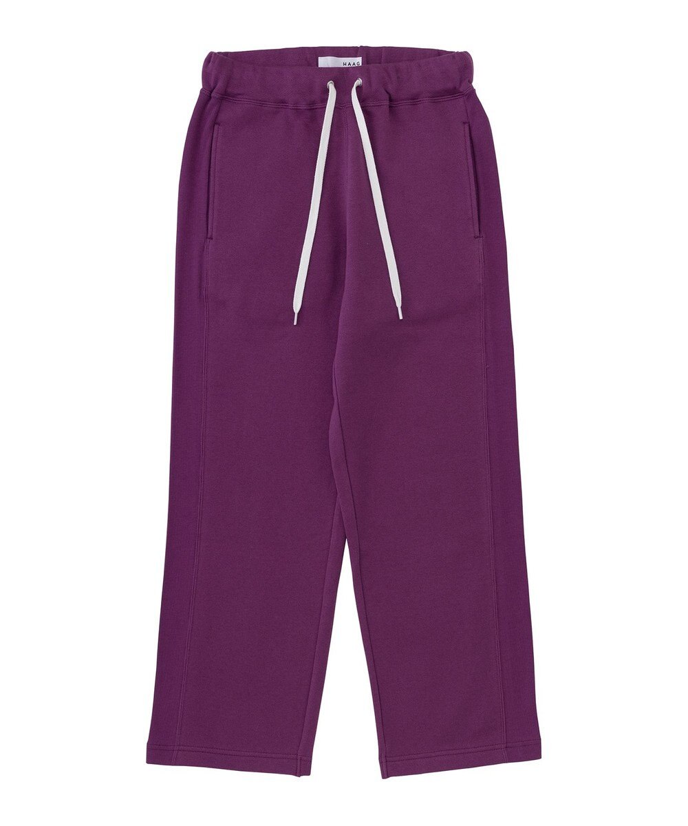 HAAG スマイルコットン SIDE RIB SWEAT PANTS スウェットパンツ 