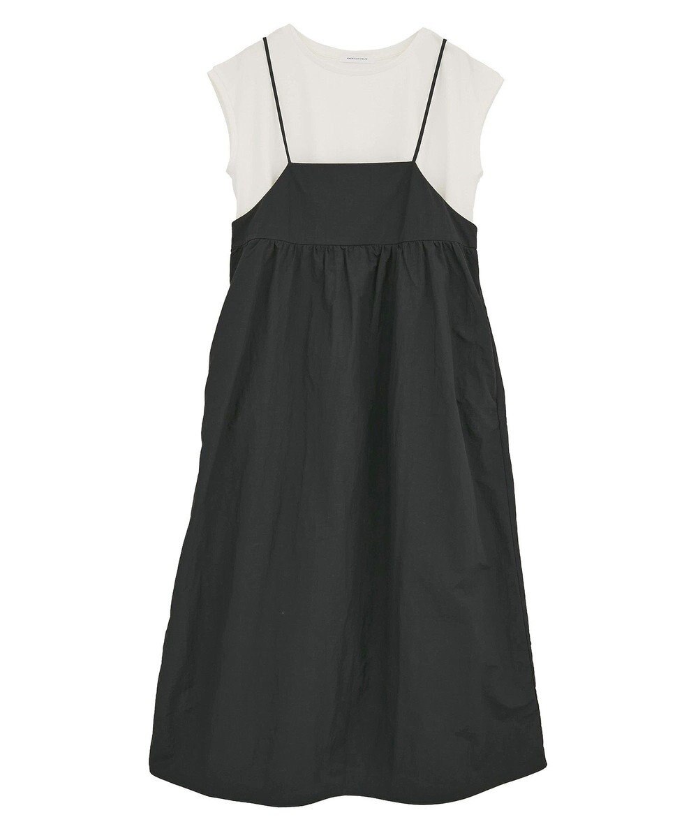 AMERICAN HOLIC 【2点SET】Tシャツ+キャミワンピース 