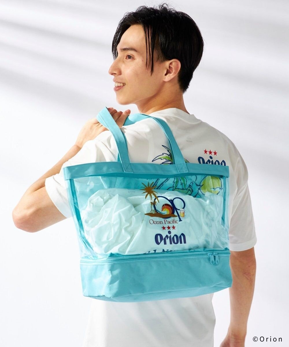 OP／FILA 【Ocean Pacific×ORION】2重底ビニールバッグ 