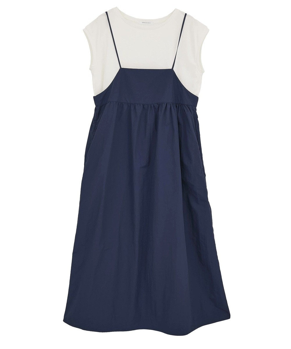 AMERICAN HOLIC 【2点SET】Tシャツ+キャミワンピース 