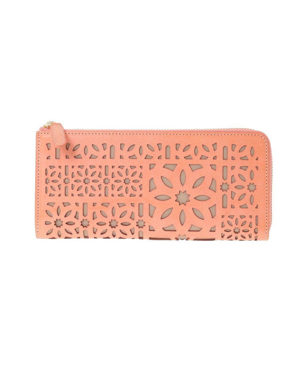 genten マルチカットワークミニ L字ファスナー長財布 