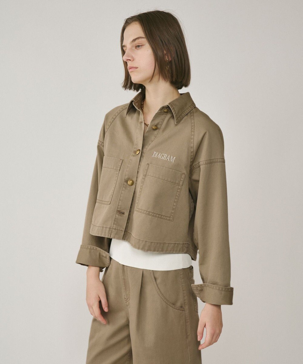 GRACE CONTINENTAL ラグランショートシャツジャケット 