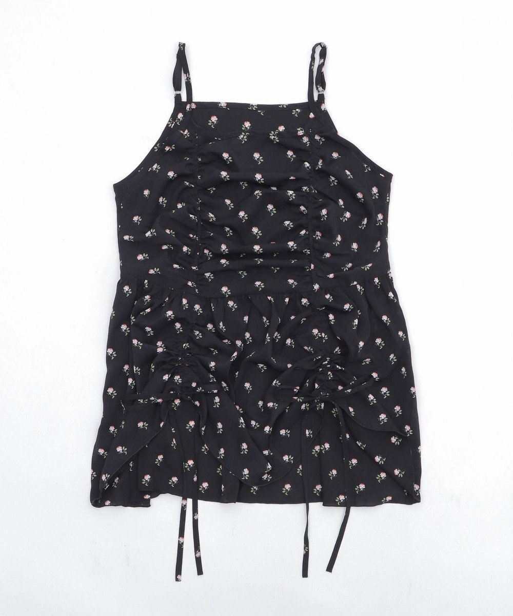 WEGO ドロストデザインキャミワンピース 