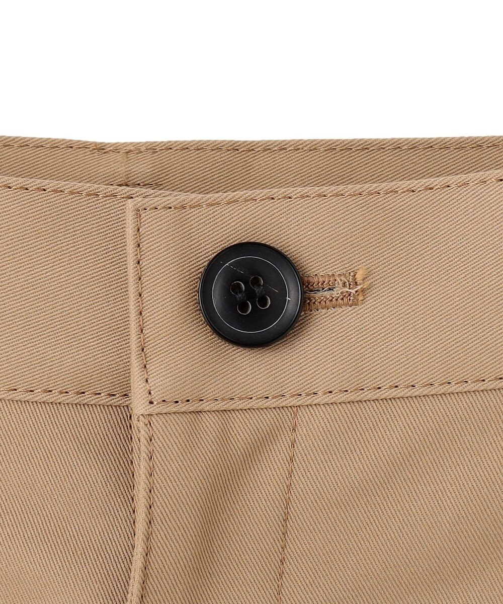 BEIGE， 【洗える】GAZANIA / コットンチノカービーパンツ 
