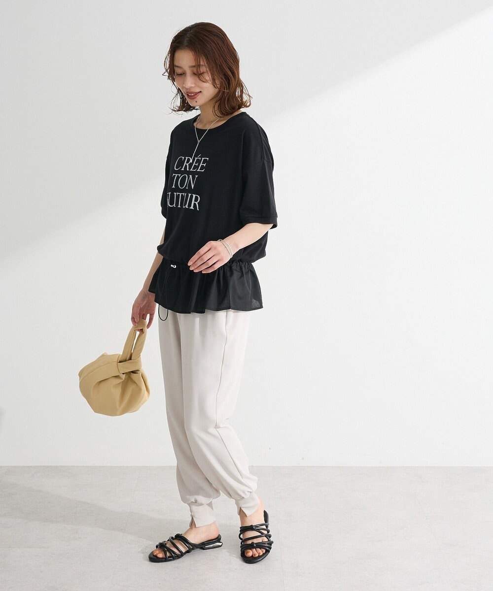 Green Parks ウエストドロストドッキングロゴプルオーバー 