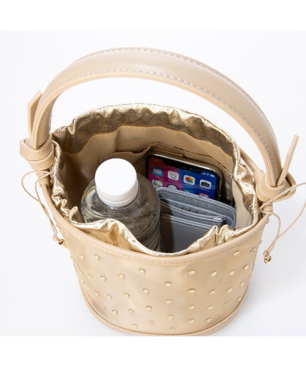 UNBILLION カカトゥ kakatoo / チュール×ビジュー風2wayバケツバッグ 