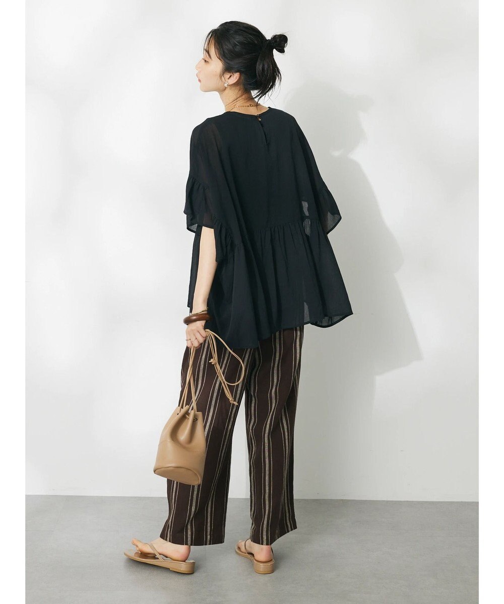 CRAFT STANDARD BOUTIQUE ウ゛ィンテージボイルティアード切替ブラウス 