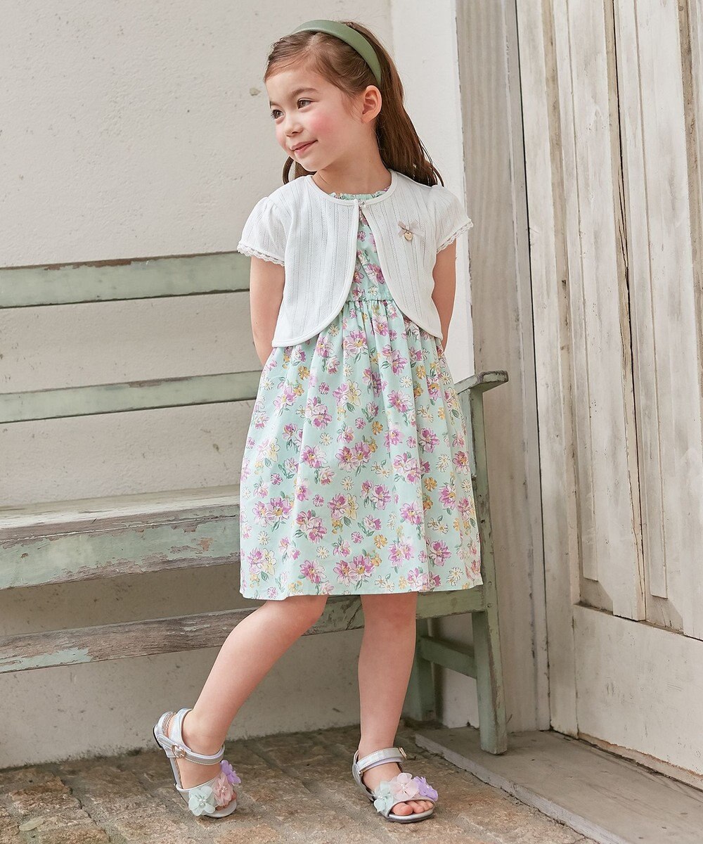 ANY KIDS 半袖 ボレロ 