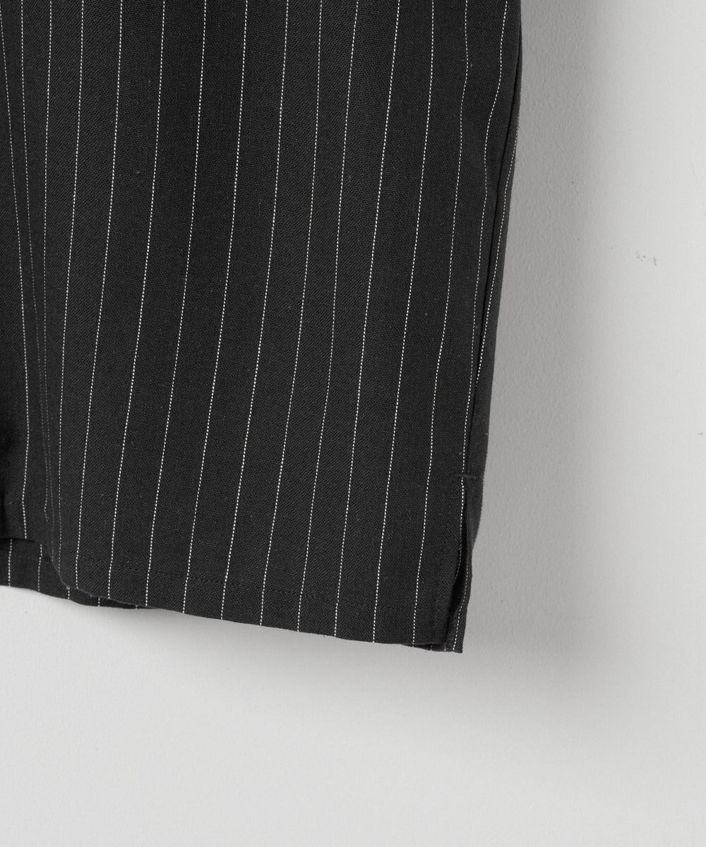 WEGO 【ユニセックス着用アイテム/手洗い可/SETUP可】リネンレーヨンオープンカラーシャツ（S） 