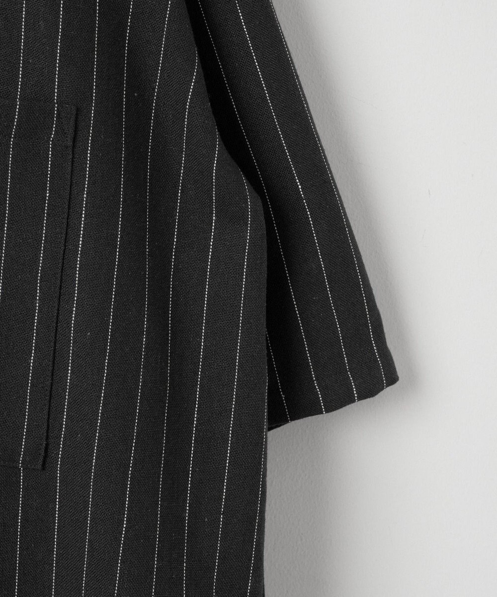 WEGO 【ユニセックス着用アイテム/手洗い可/SETUP可】リネンレーヨンオープンカラーシャツ（S） 