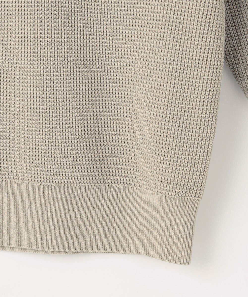 JOSEPH ABBOUD MOUNTAIN 【イージーケア/速乾性/軽量糸使用】 クルーネックコンビ プルオーバー ニット 