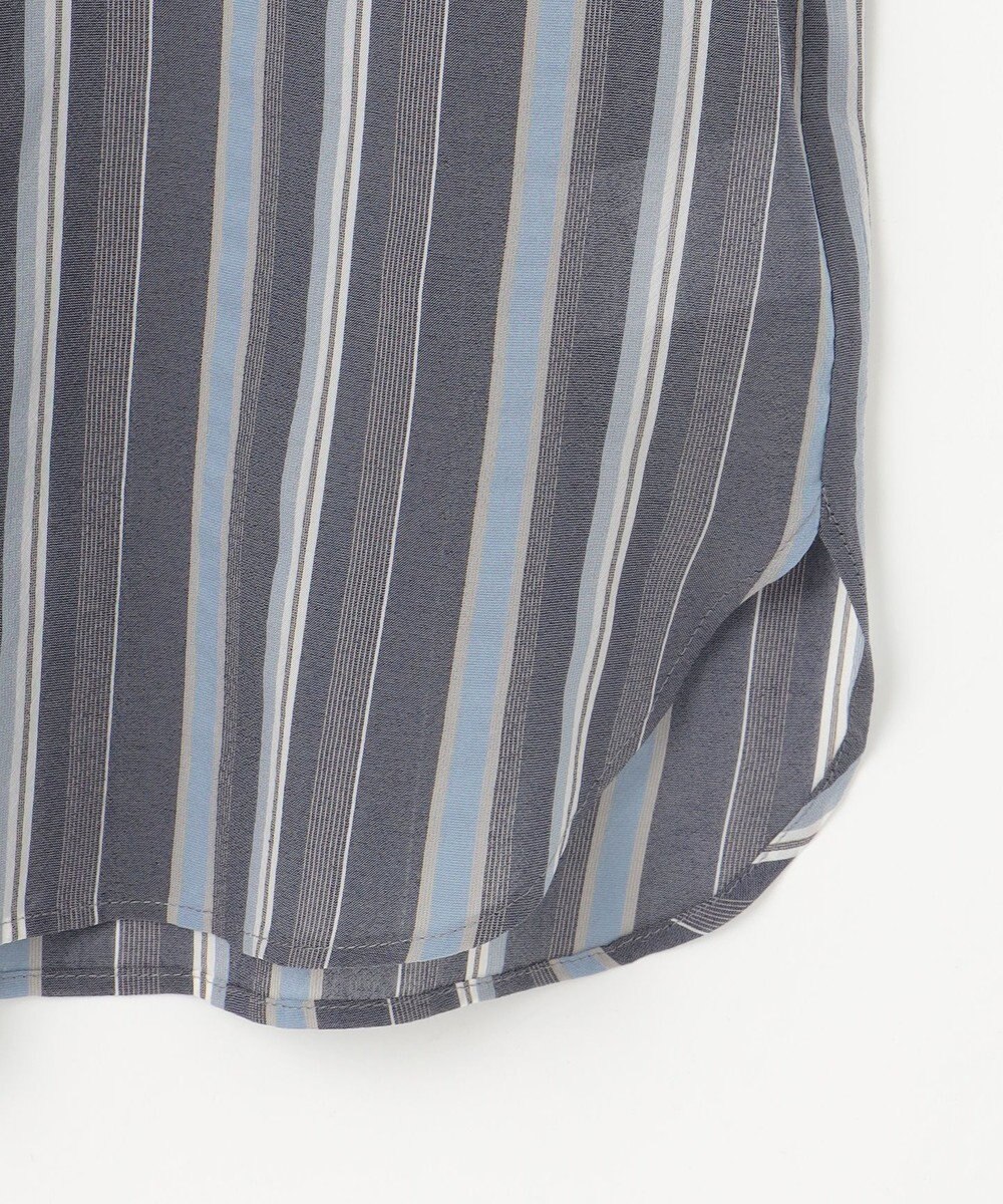 J.PRESS LADIES L 【洗える】ランダムストライプ ブラウス 