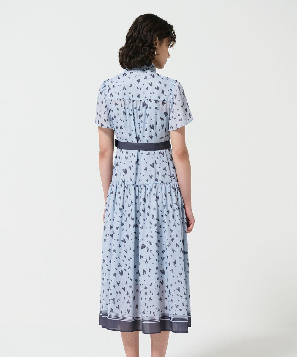 GRACE CONTINENTAL ハートレオパードプリントワンピース 