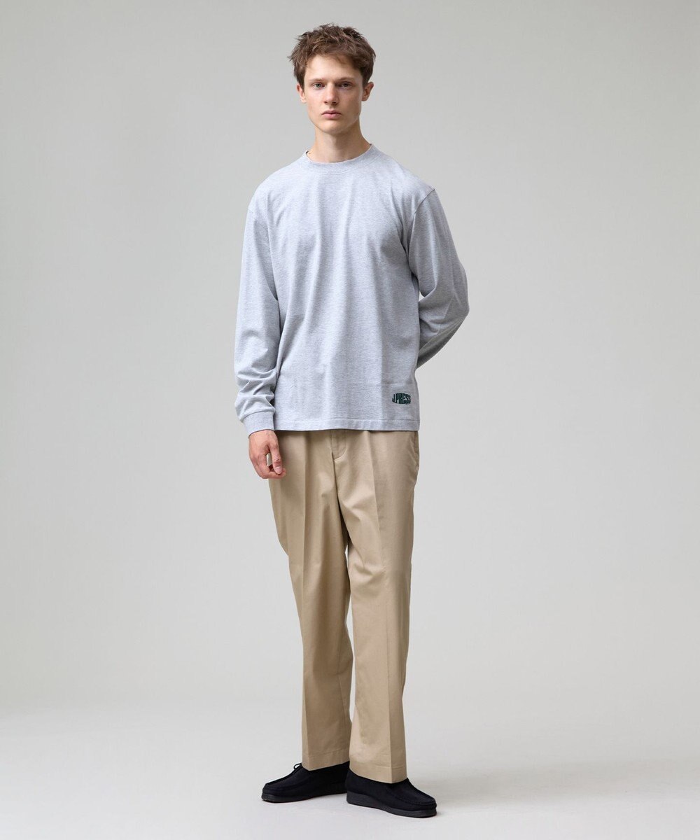 J.PRESS MEN 【J.PRESS ORIGINALS】【UNISEX】Cotton Jersey Small Logo Long Sleeve T-shirt 