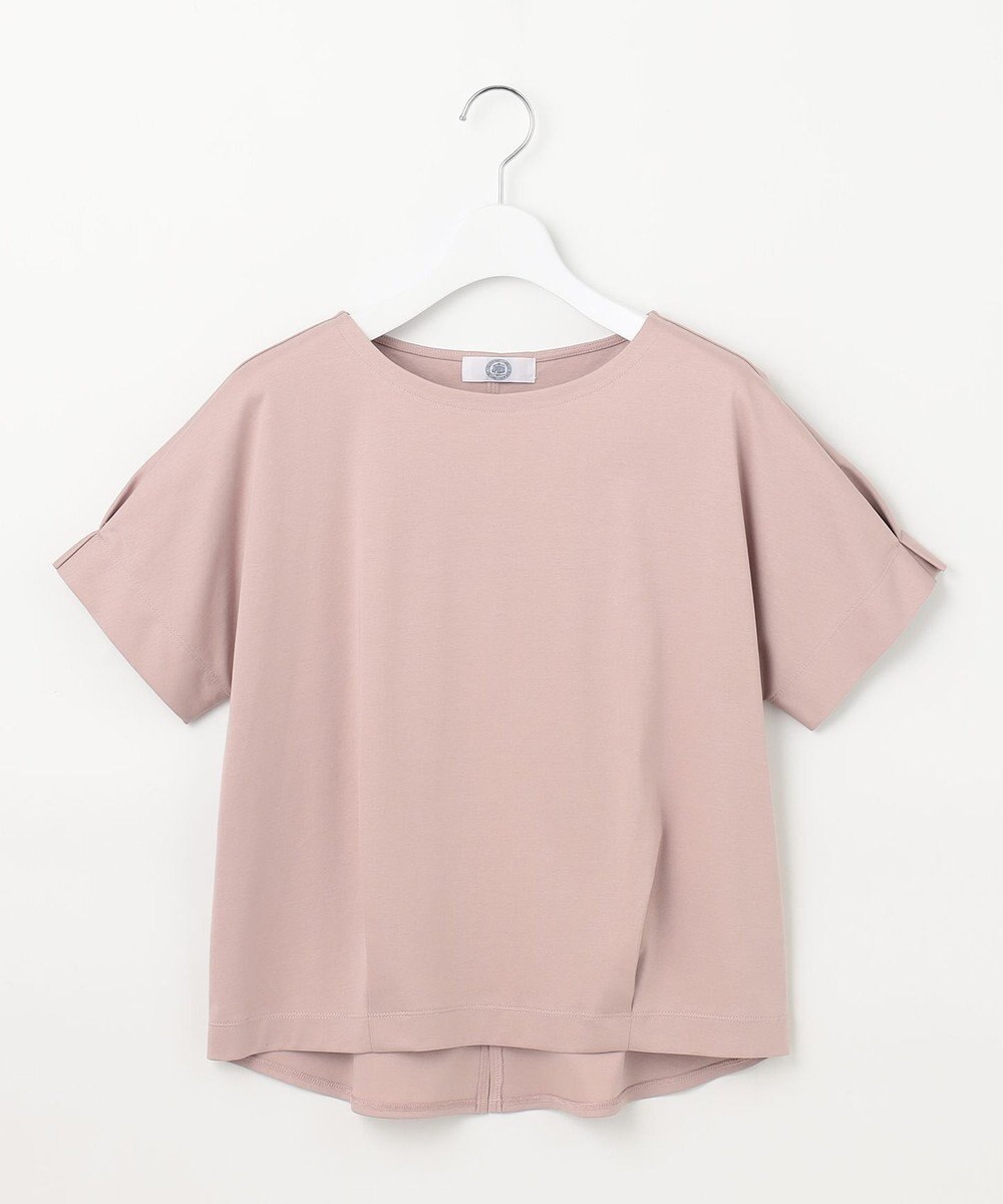 J.PRESS LADIES L 【接触冷感】コットンスムース フレンチスリーブ カットソー 