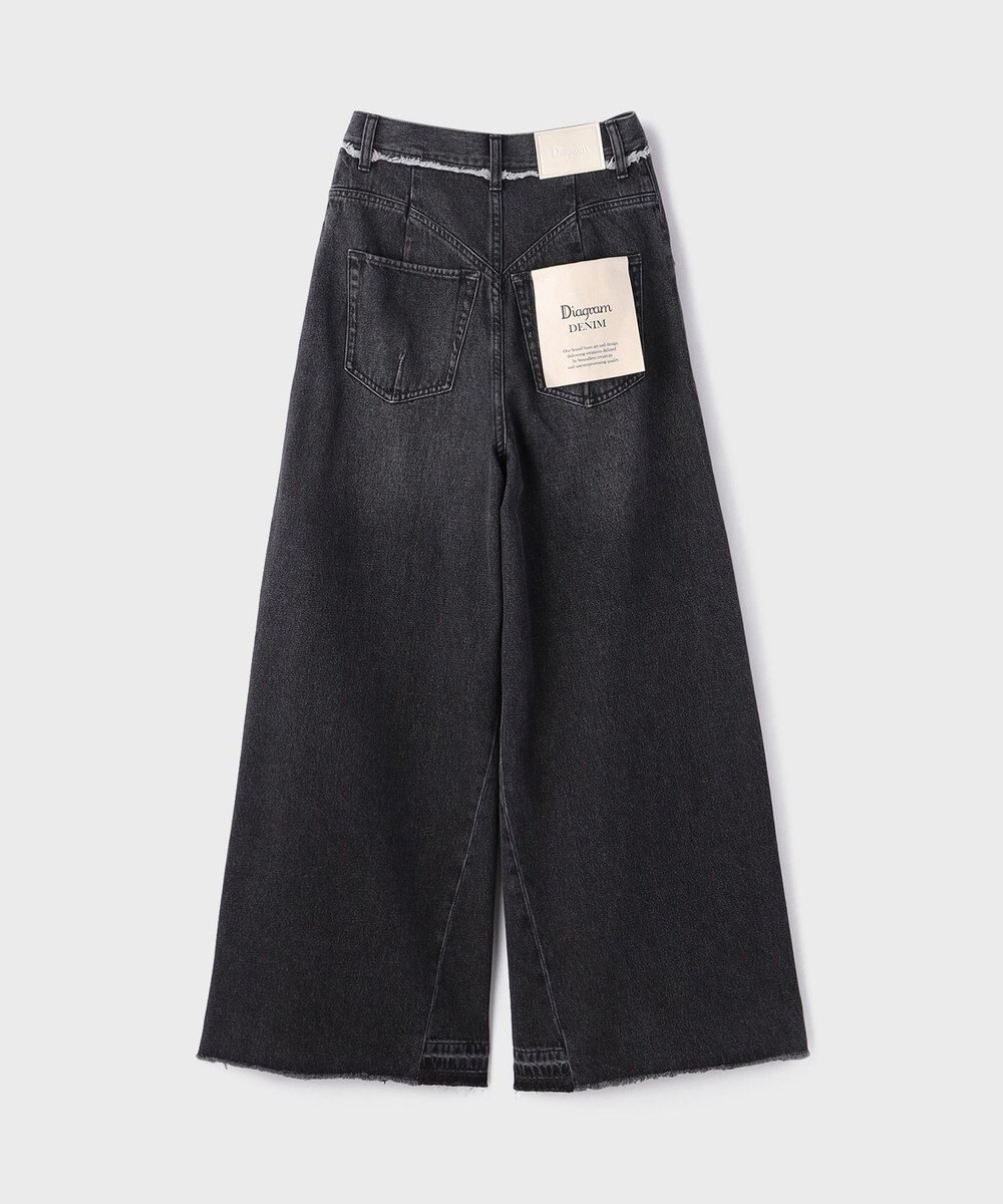 GRACE CONTINENTAL ハイウエストバギ－デニム 