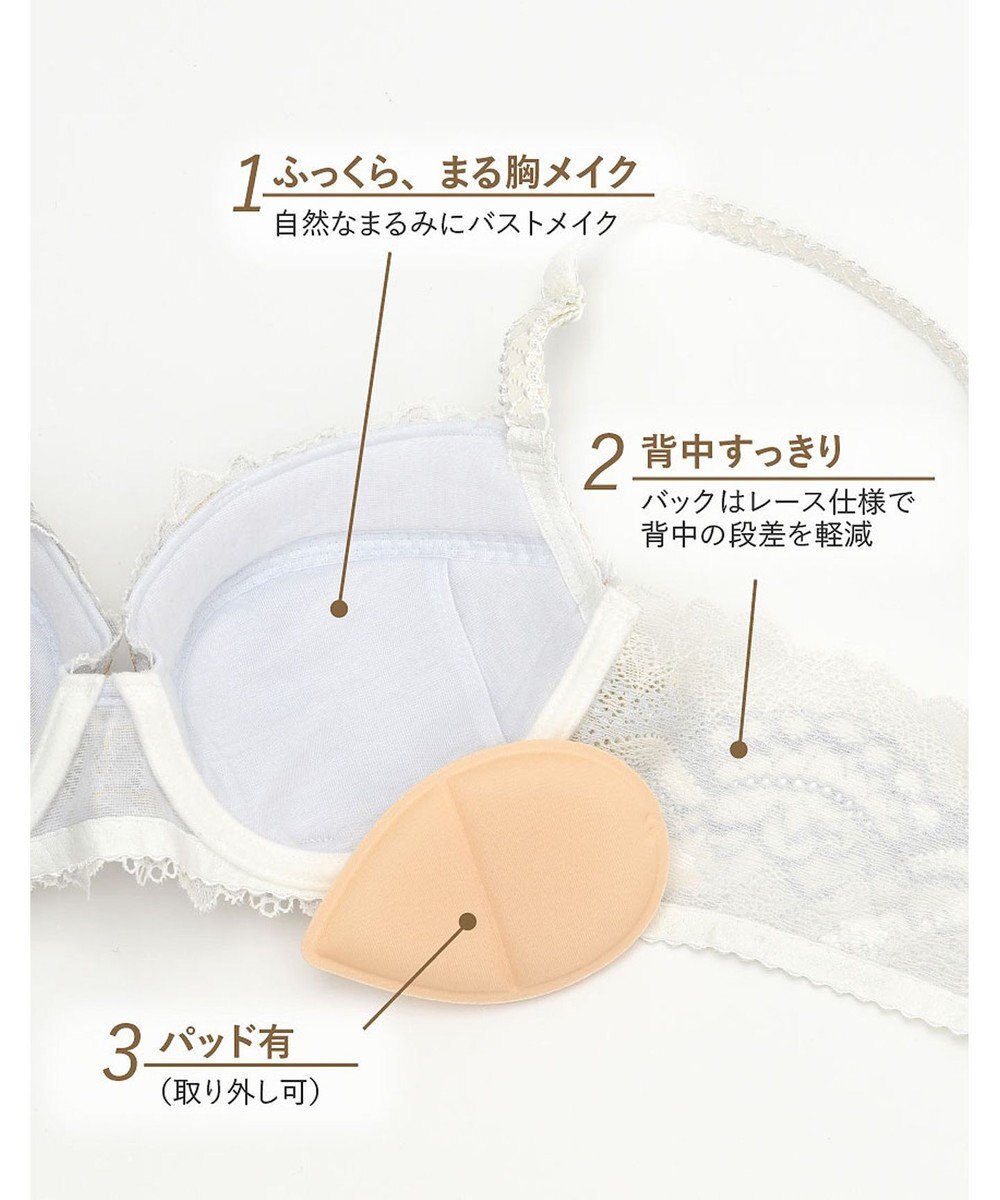 Wing Wing Lesiage　【2780シリーズ】　ブラジャー　ふっくらまる胸　総レース　ウイング／ワコール　PB2780 