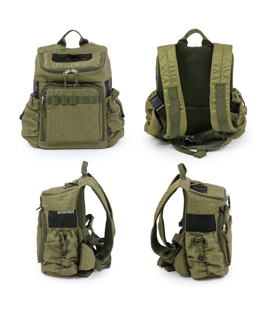 PET PARADISE ペットパラダイス  ハグ&リュック  《キルト ギャザー》 M 小型犬 約4~6kg 