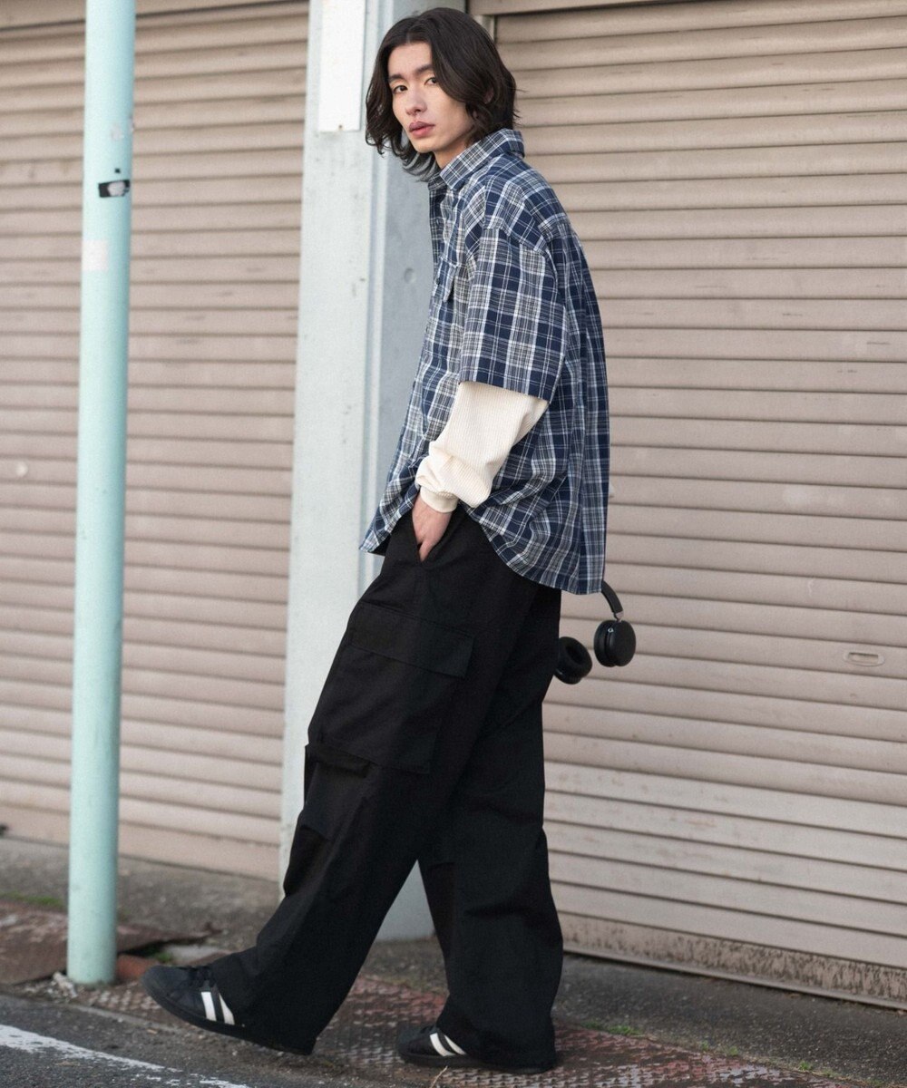 WEGO 【ユニセックス着用ITEM】アンサンブルチェックシャツ（LS） 