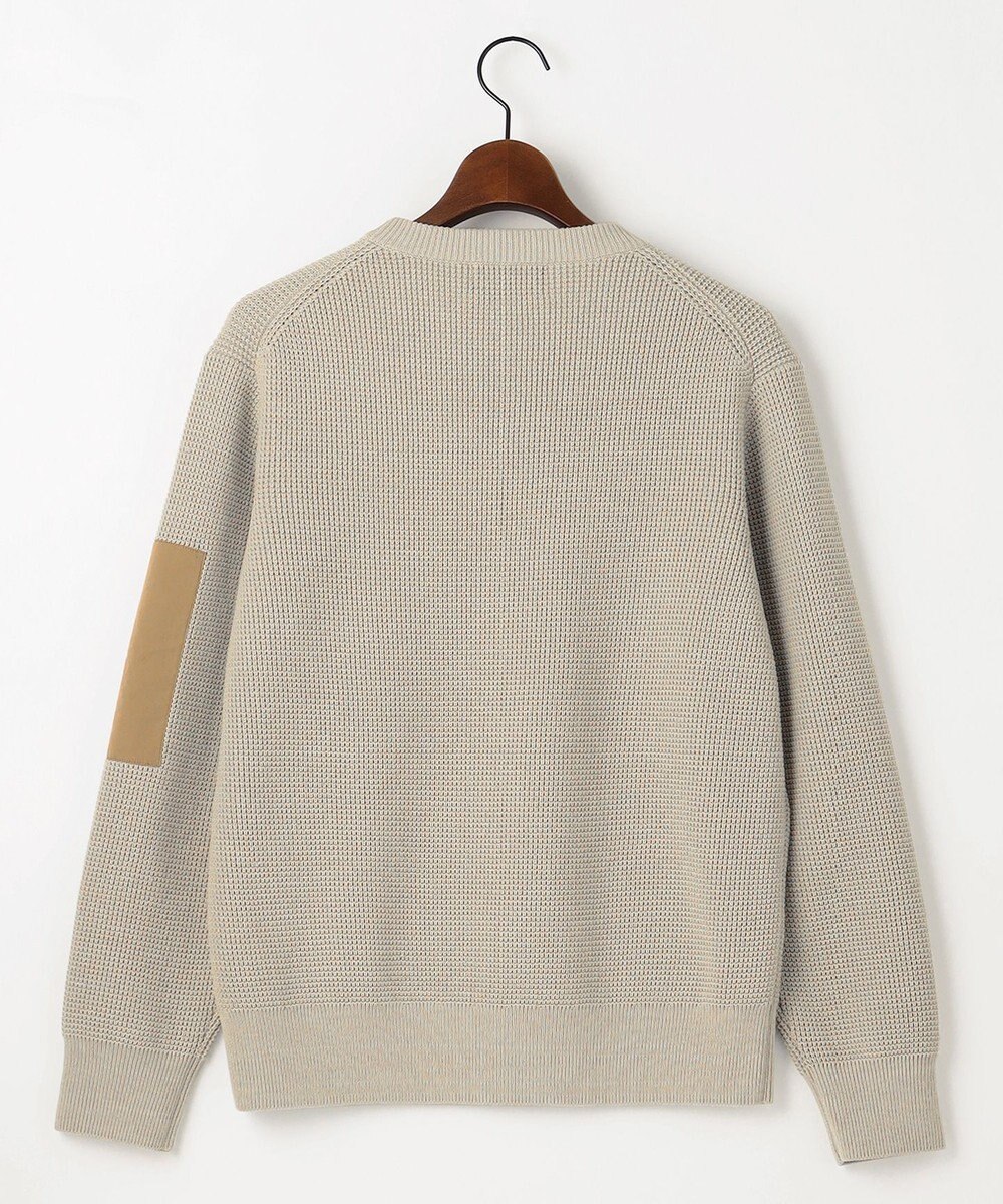 JOSEPH ABBOUD MOUNTAIN 【イージーケア/速乾性/軽量糸使用】 クルーネックコンビ プルオーバー ニット 