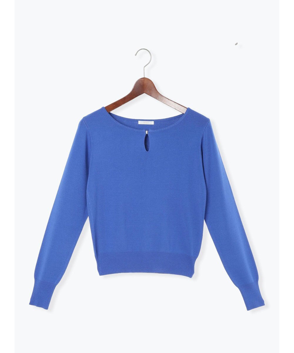 Te chichi スクエアチャームキーネックプルオーバー 