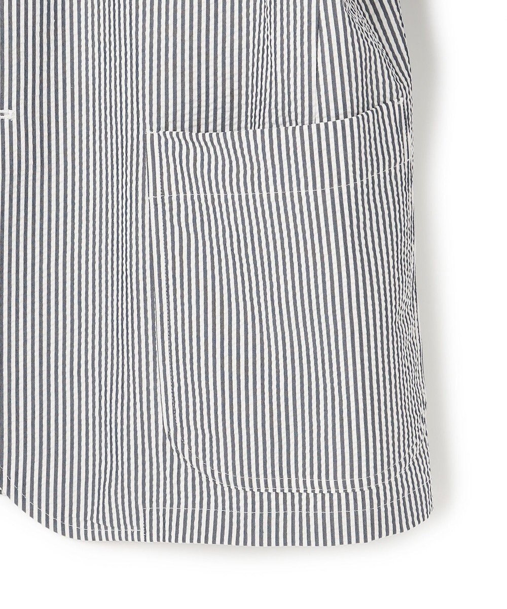 J.PRESS MEN 【J.PRESS ORIGINALS】Silk Seersucker 3B Sack Jacket / Japan Made 