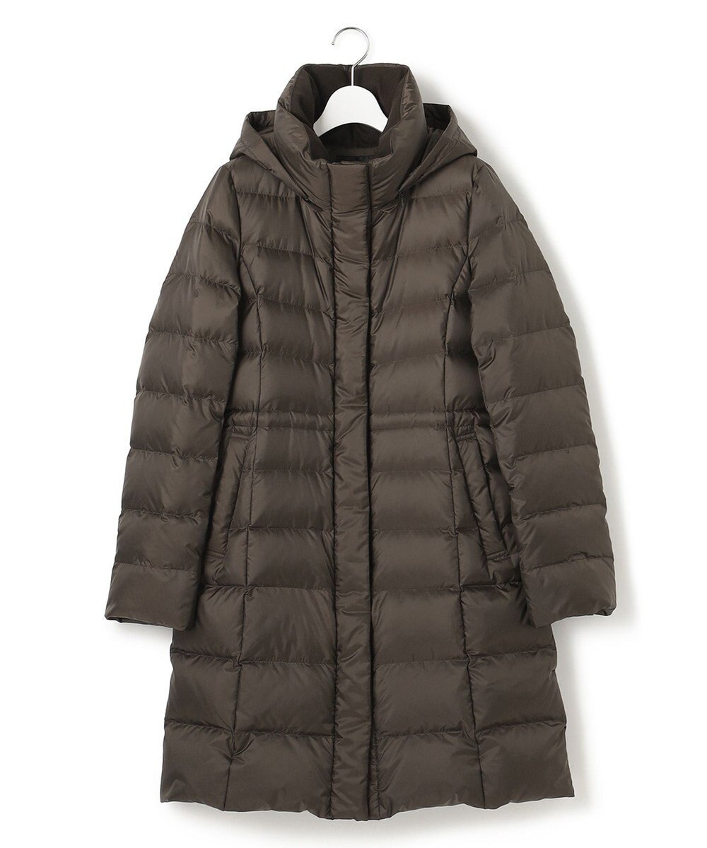23区 【洗える】シレータフタ ロング ダウンコート 