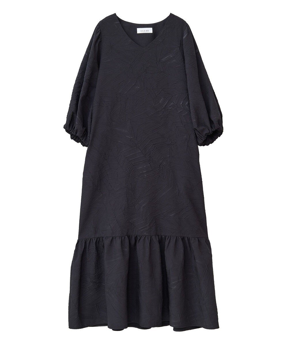 Green Parks ■ＥＳＣＡＲ　エンボスＶネックワンピース 