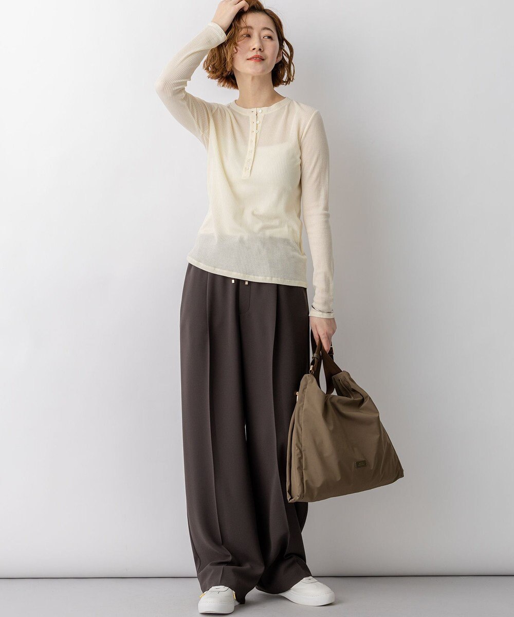 23区 シアーリブ レイヤード ロンTEE 