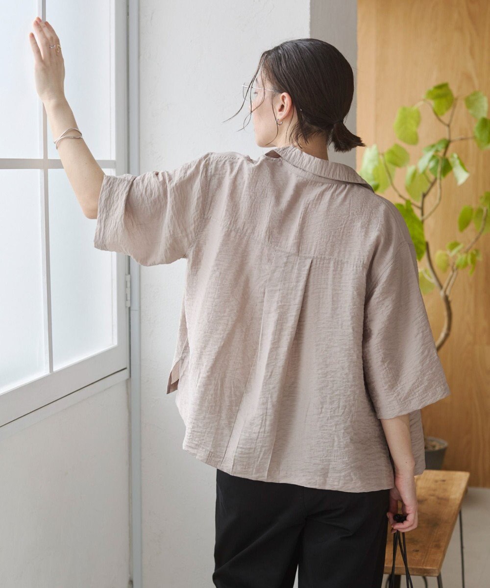 WEGO 【ANGIE VINTAGE】接触冷感開襟シャツ 