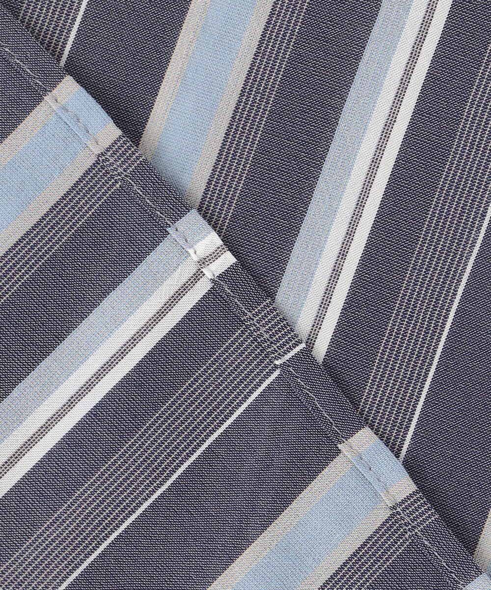 J.PRESS LADIES 【洗える】ランダムストライプ ブラウス 