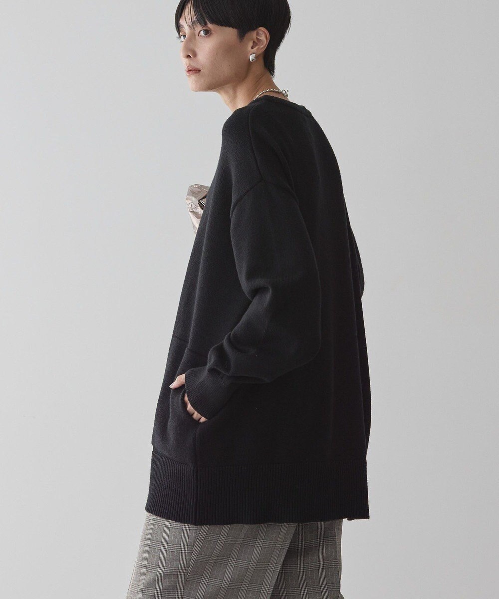 AMERICAN HOLIC サイドポケットロングニットプルオーバー 