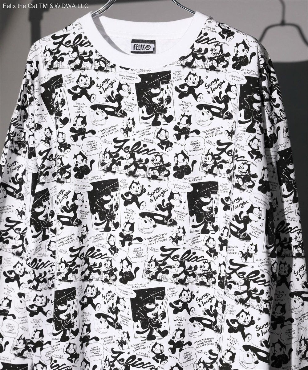 Green Parks ■ＦＥＬＩＸ　総柄ｐｔ　ロンＴＥＥ 