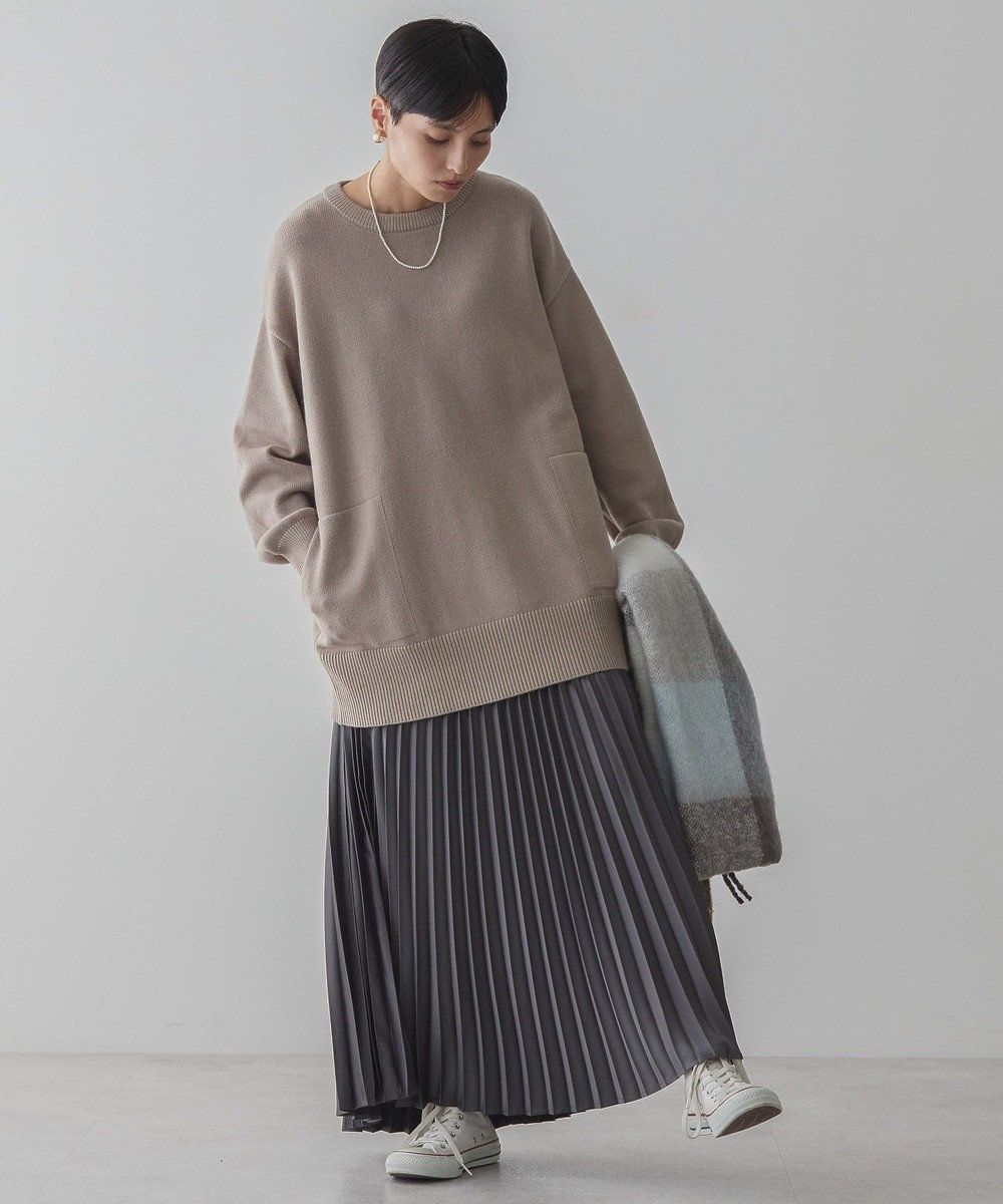 AMERICAN HOLIC サイドポケットロングニットプルオーバー 