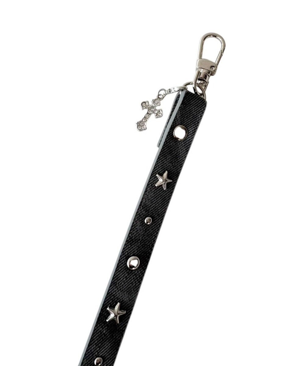 WEGO スタッズデニムライクストラップ 