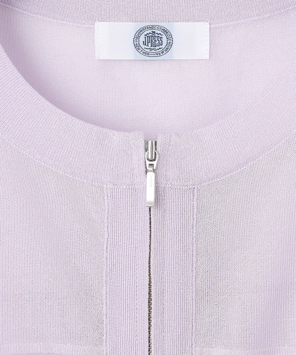 J.PRESS LADIES 【洗える】SHEER LIGHT ニット ブルゾン 