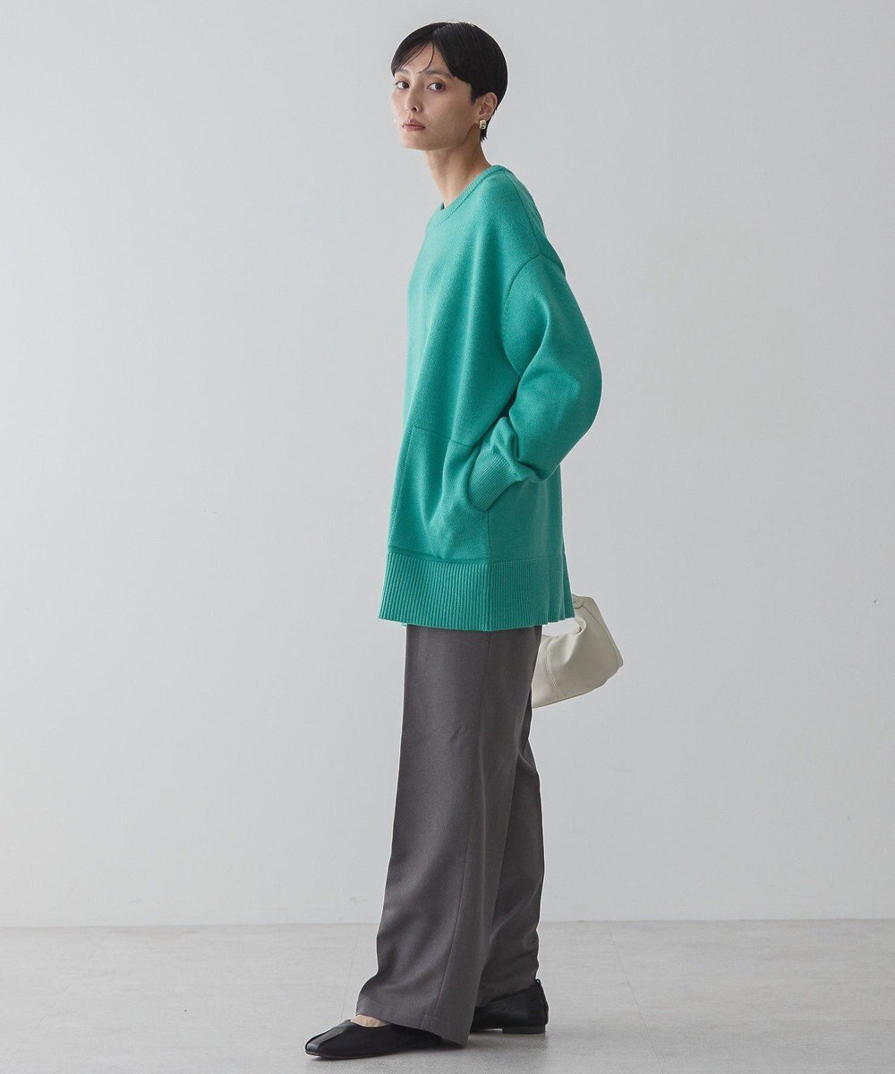 AMERICAN HOLIC サイドポケットロングニットプルオーバー 