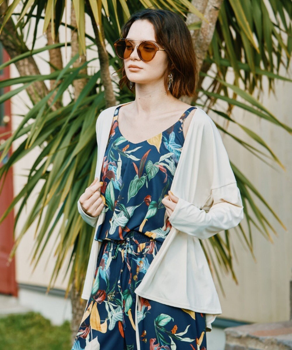 San-ai Resort（三愛水着楽園） 【UPF50＋】水陸両用羽織り　M【Coral veil（コーラルヴェール）】 