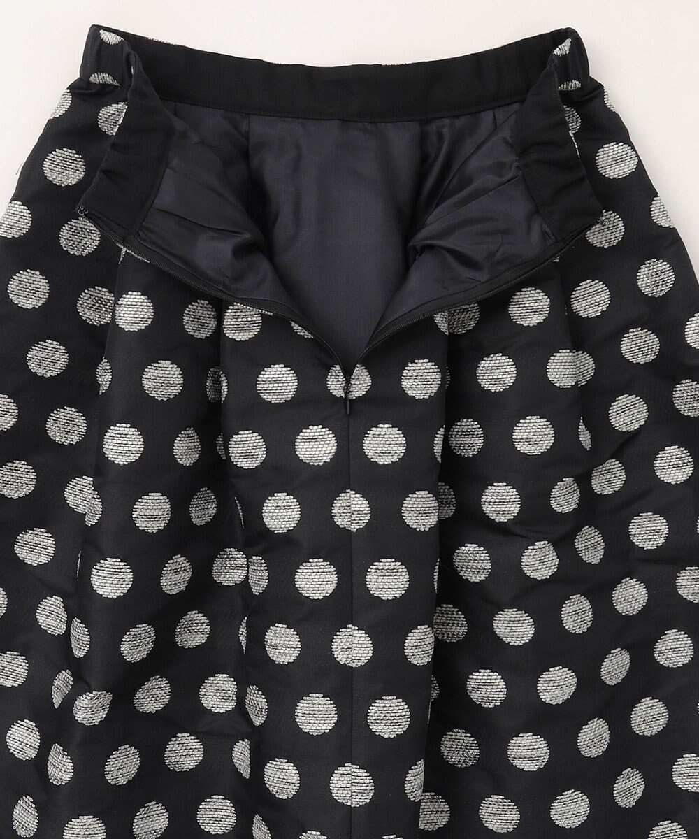 GRACE CONTINENTAL ラメドットジャガードスカート 