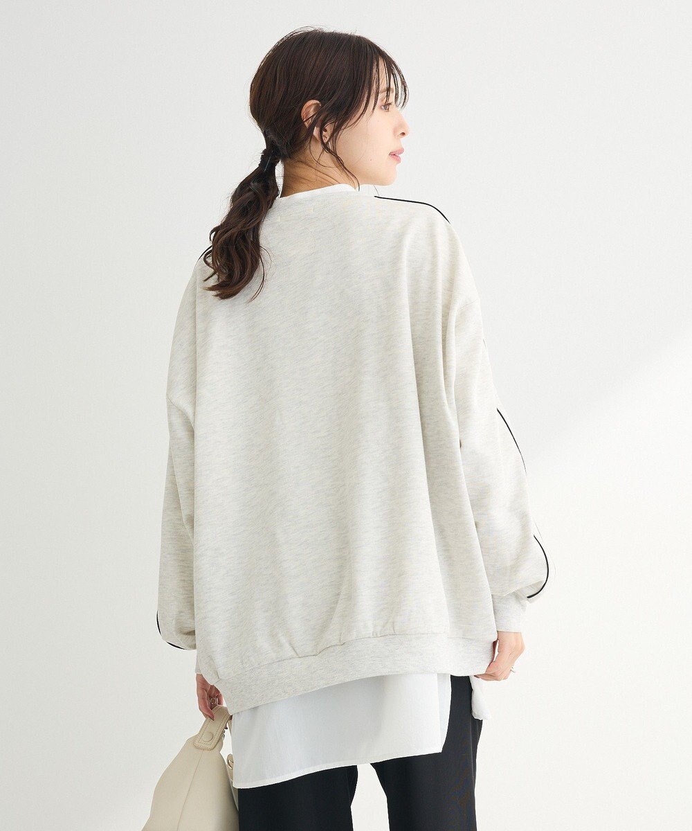 Green Parks 袖パイピングロゴチュニック 