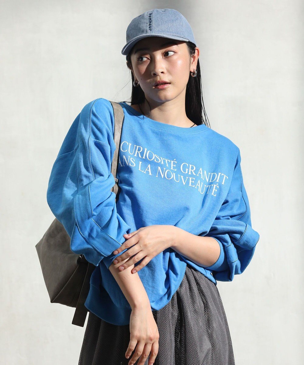 Green Parks 袖パイピングロゴチュニック 