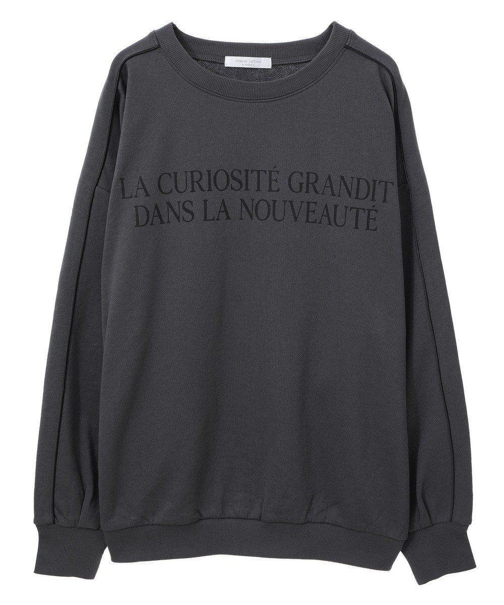 Green Parks 袖パイピングロゴチュニック 