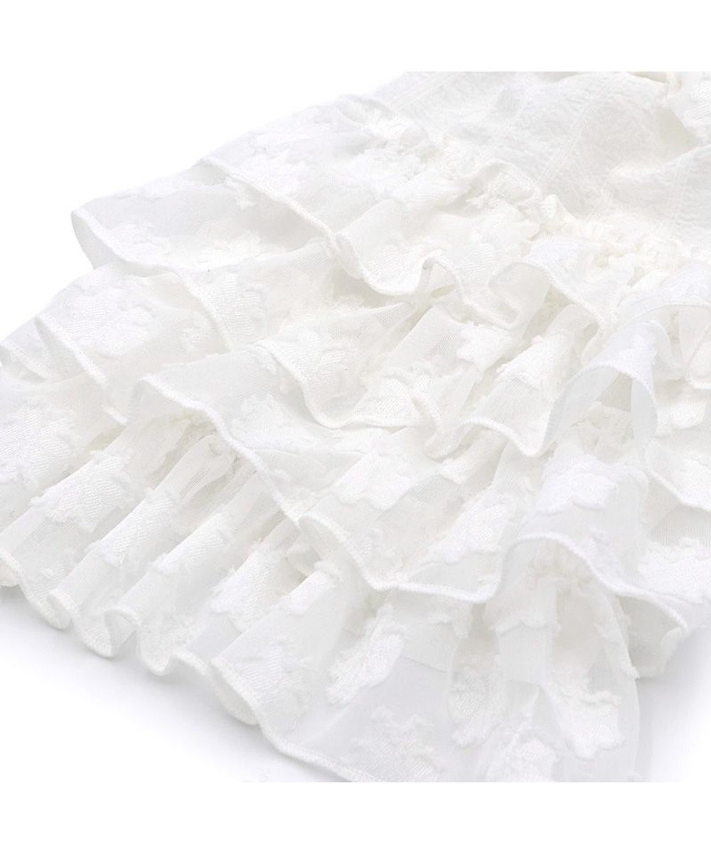 PET PARADISE ペットパラダイス お花 ふりふり ワンピース 《ホワイト》 小型犬 