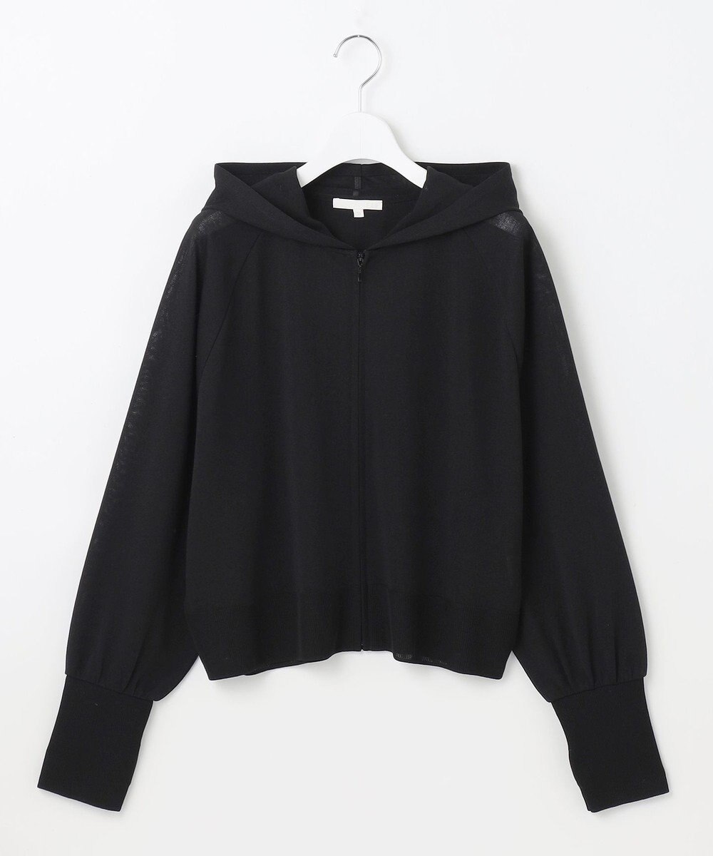 自由区 L 【接触冷感・UVケア・洗える】ファンクショナルジップアップ パーカー 