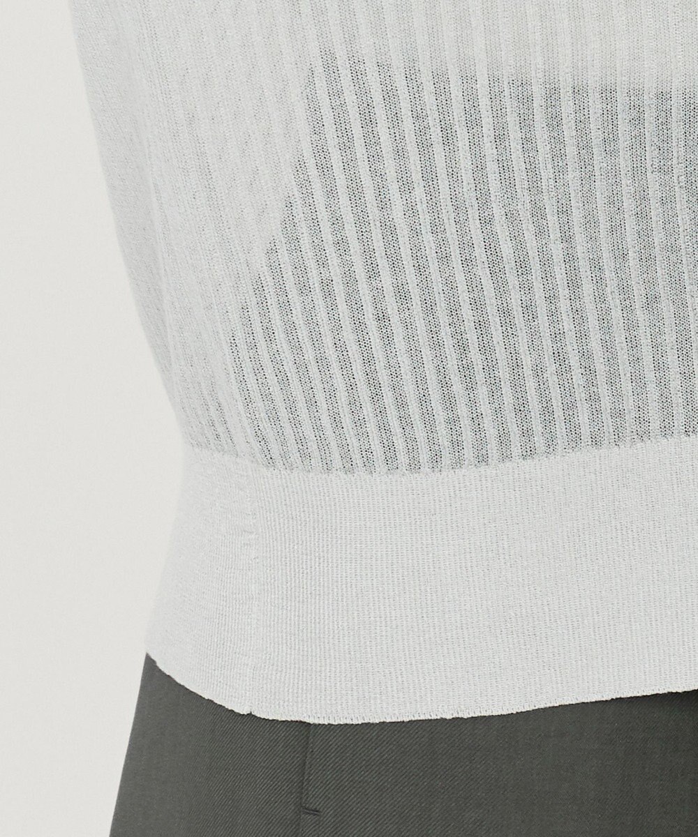 uncrave シアー リブ ニット カーディガン（uncrave STANDARD） 