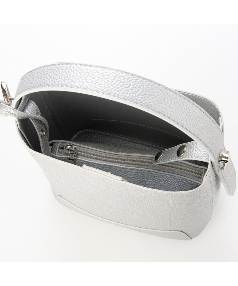 UNBILLION カシュカシュ cachecache / シボ合皮ミニバゲットバッグ 