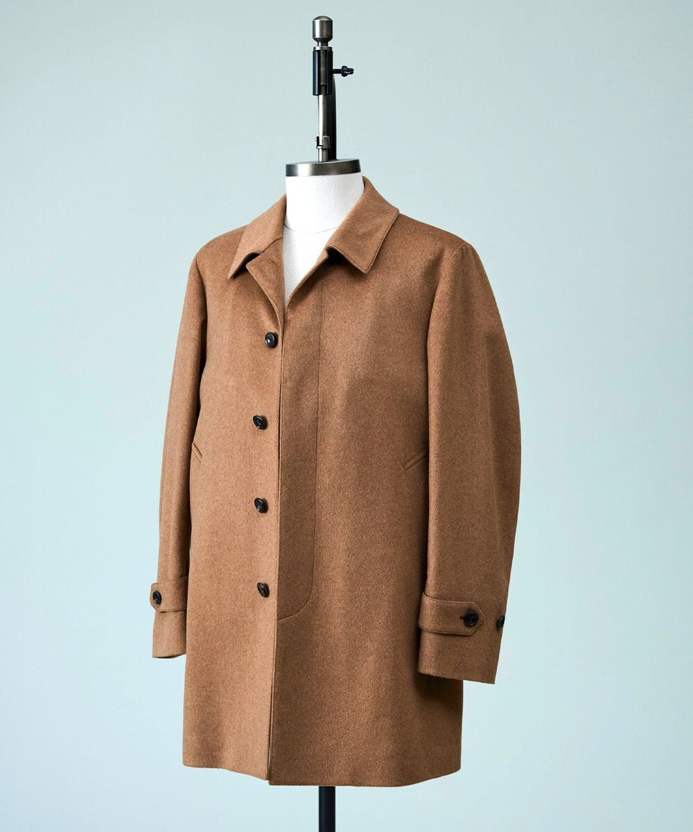 J.PRESS MEN ウールとカシミヤの品格素材【定番】ウールカシミヤビーバー ドレスショートコート_25年モデル 