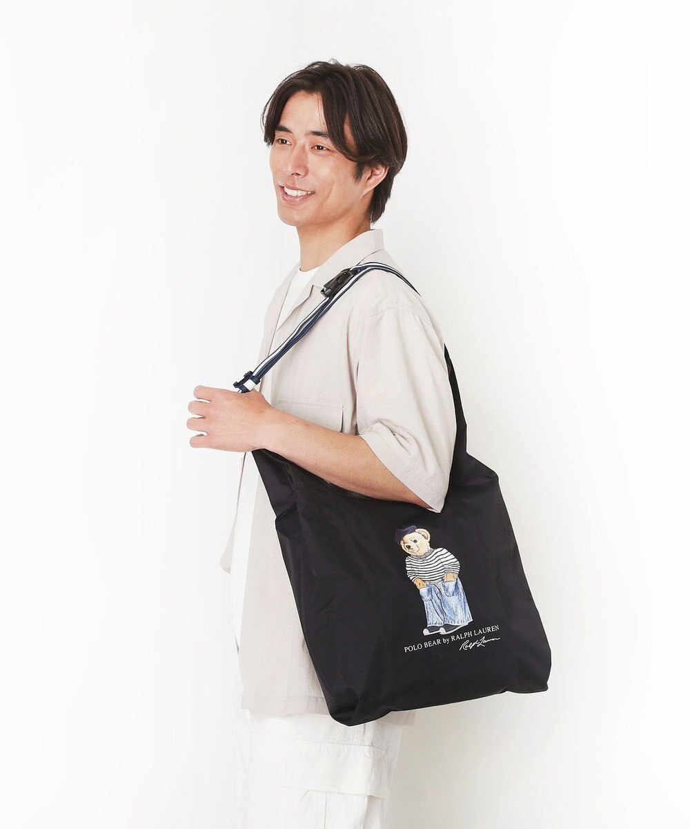 MOONBAT 【2WAY/撥水】POLO RALPH LAUREN(ポロ ラルフローレン)  ベルト付きレインバッグ フレンチベア 