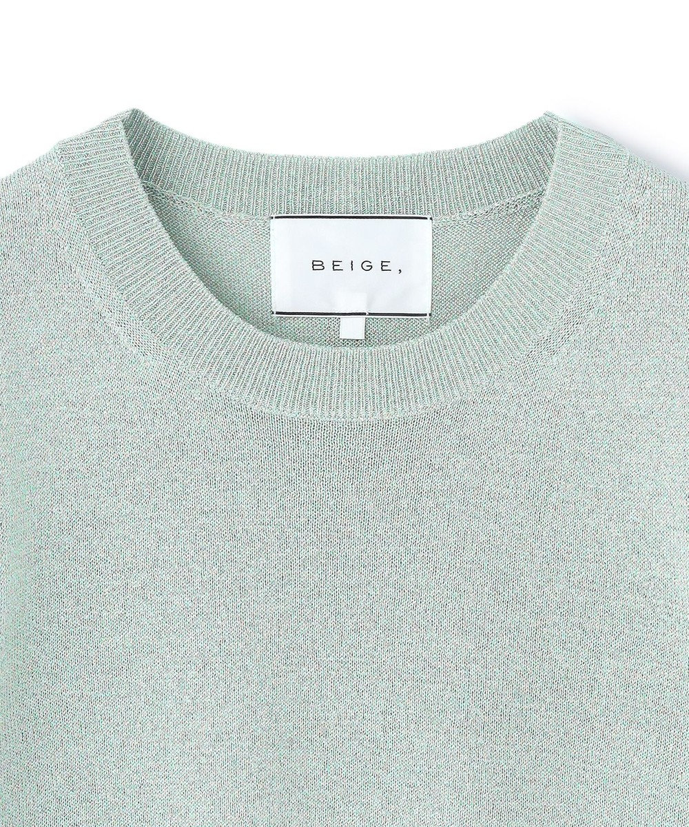 BEIGE， SMITHONITE / リュクスグリッター コクーンプルオーバー 